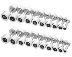 Zestaw hantli chromowanych CHD 110 kg HMS