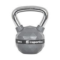 Hantla kettlebell gumowana PU 20 kg Insportline