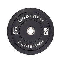 Obciążenie olimpijskie bumper Black UNDERFIT 10 kg