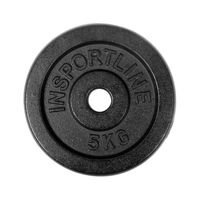 Obciążenie żeliwne Insportline Black (30 mm) 5 kg