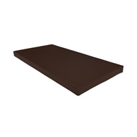 OUTLET Materac gimnastyczny UNDERFIT 120 x 60 x 6 cm twardy brązowy