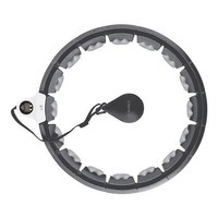 Hula-Hop z wypustkami i obciążnikiem HHW06 HMS czarny