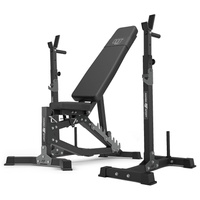 Ławka MS-L102 + Stojaki MS-S108 MARBO - Zestaw do treningu 300kg