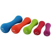 Zestaw hantli żeliwnych pokrytych neoprenem HMS 0,5-2 kg