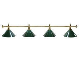 Lampa bilardowa Elegance 4 klosze zielone