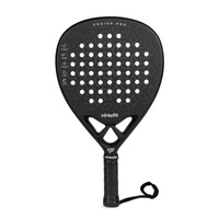 Rakieta do padel VirtuFit Fusion Pro czarno-srebrna 365g moc i precyzja