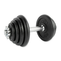 Hantla Regulowana Pro Żeliwna 15 kg VirtuFit – Solidny Gryf, Trening Siłowy