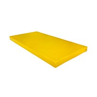 Materac gimnastyczny UNDERFIT 120 x 60 x 6 cm twardy żółty