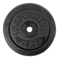Obciążenie żeliwne Insportline Black (30 mm) 15 kg
