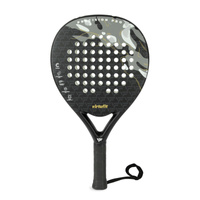 Rakieta do padel VirtuFit Precision Pro czarno-złota 365g kontrola