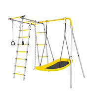 Plac zabaw Leśna Polanka | Drabinki Lina Leżak huśtawka 100 kg