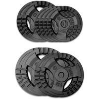 Zestaw obciążeń żeliwnych 40 kg (28,5 mm) - 2x10kg, 2x5kg, 2x2,5kg ,4x1,25 kg