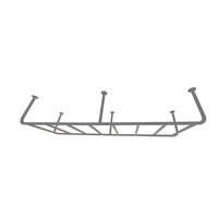 Drabinka gimnastyczna sufitowa SLIM szara | metalowa | 200x40 cm | 100 kg
