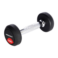 Hantla gumowana 2,5 kg UNDERFIT do ćwiczeń siłowych fitness