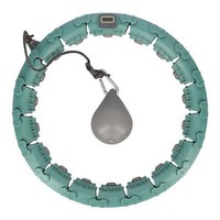 Hula-Hop z obciążnikiem i licznikiem FH03 HMS zielony