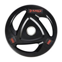 Talerz olimpijski ogumowany czarny TOX15 HMS 15 kg