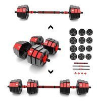 Hantle regulowane kompozytowe, sztanga 2w1 SGC20 HMS 20 kg