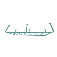Drabinka gimnastyczna sufitowa SLIM turkusowa | metalowa | 200x40 cm | 100 kg
