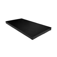 Materac gimnastyczny UNDERFIT 120 x 60 x 6 cm twardy czarny