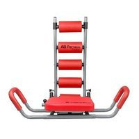 Kołyska do mięśni brzucha inSPORTline AB Perfect Twist czerwona