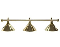 Lampa bilardowa Elegance 3 klosze złote