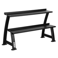 Stojak na kettlebells STR39 COMMERCIAL HMS dwupoziomowy 300kg stal