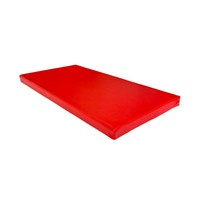 Materac gimnastyczny UNDERFIT 120 x 60 x 6 cm miękki czerwony