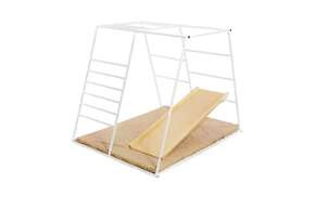 Domowy plac zabaw dla dzieci biały Pastel