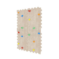 Ścianka wspinaczkowa do pokoju 4x drewno płyta 50x75 + 15 uchwytów kolorowych