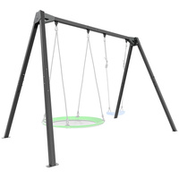 Huśtawka ogrodowa podwójna Marbo MO-013 stelaż 200kg PREMIUM