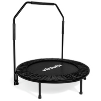 Trampolina fitness VirtuFit 100 cm z uchwytem – składana, domowa